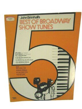 Piano Sheet Music Best of Broadway Show Tunes John Brimhalls Vintage 31910